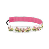 ピンクイエローレッドローズパターンかわいらしヴィンテージ アスレチックヘッドバンド (左)