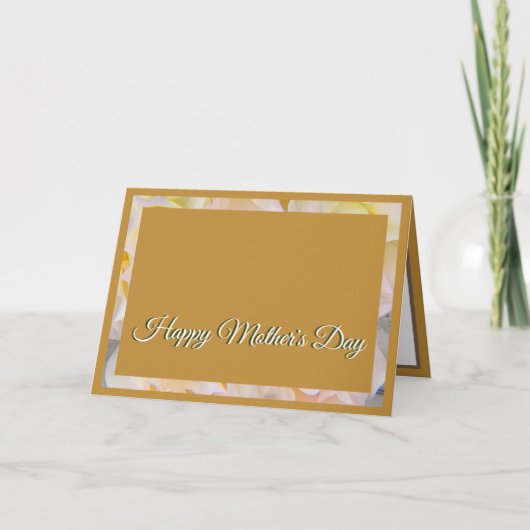 ピンクイエローローズクラスタゴールデンマザーズのデイカード シーズンカード (正面)