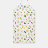 ピンクイエロー結婚フローラありがとう ギフトタグ (裏面)