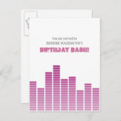 ピンクイコライザ インビテーションポストカード (正面/裏面)