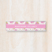 ピンクイチゴ名前をカスタムする サインプレート (正面)