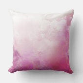 ピンクインク大理石枕 クッション (正面)