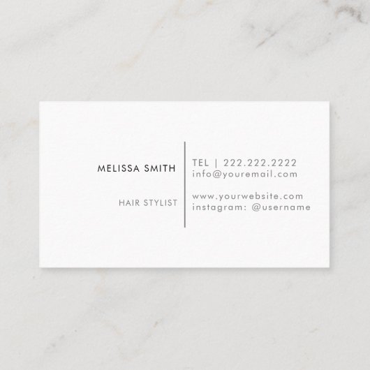 ピンクインク抽象芸術名刺 名刺 (裏面)