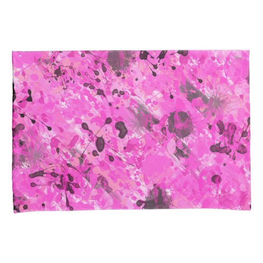 ピンクインク 枕カバー (正面右)