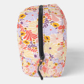 ピンクインスパイアと紫のヴィンテージフローラバッグ ドップキット (右)