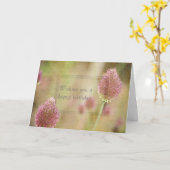 ピンクインスパイアのフローラ カード (黄色い花)