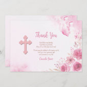 ピンクインスピレーションサンキューカード サンキューカード (正面/裏面)