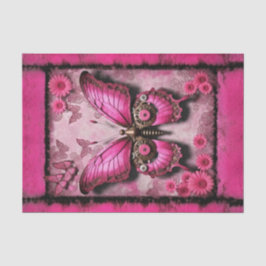 ピンクインダストリアルバタフライ(フローラ分離) 薄葉紙