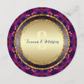 ピンクインディゴモダンろうけつ染めマジカルマンダラ メニュー (裏面)