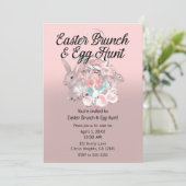 ピンクイースターブランチ&エッグ狩り春パーティー 招待状 (スタンド正面)