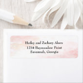 ピンクウィスパーズ差出人住所ラベル ラベル (インサイチュ)