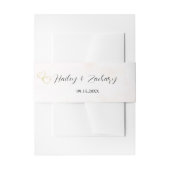 ピンクウィスパーズ結婚式招待状ベリーバンド 招待状ベリーバンド (正面例)