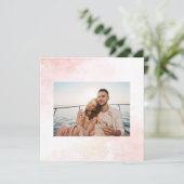 ピンクウィス結婚パーズサンキューカード (スタンド正面)