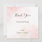 ピンクウィス結婚パーズサンキューカード (裏面)