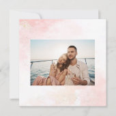 ピンクウィス結婚パーズサンキューカード (正面)