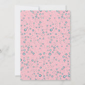 ピンクウィズダイヤモンド誕生日招待状 招待状 (裏面)