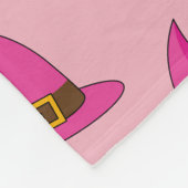 ピンクウィッチハット フリースブランケット (角)