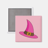 ピンクウィッチハット マグネット (正面/裏面)