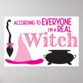 ピンクウィッチハロウィーン ポスター (正面)