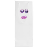 ピンクウィングリッター幽霊 ワインギフトバッグ (裏面)