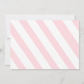 ピンクウィンターオンダーフルクリスマスツリーズ誕生日 招待状 (裏面)