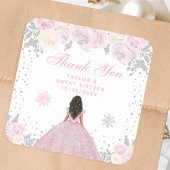 ピンクウィンターダークスキンプリンセスSweet sixteen スクエアシール