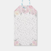 ピンクウィンターブロンドヘアプリンセスSweet sixteen ギフトタグ (裏面)