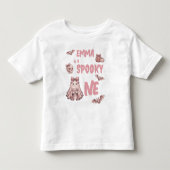 ピンクウィーンの可愛い女の子 トドラーTシャツ (正面)