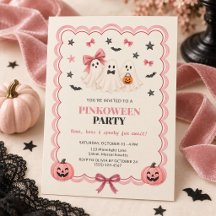 ピンクウィーン コケット ハロウィンパーティー招待状
