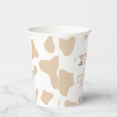 ピンクウェスタン女性のカーボーイベビーシャワー紙プレート 紙コップ (右)