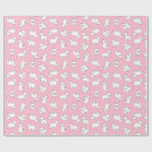 ピンクウェスティラッピング紙 ラッピングペーパー (フラット)