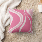 ピンクウェーブズピロー クッション (ブランケット)