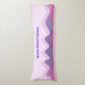 ピンクウェーブ体クッション ボディピロー (正面縦)