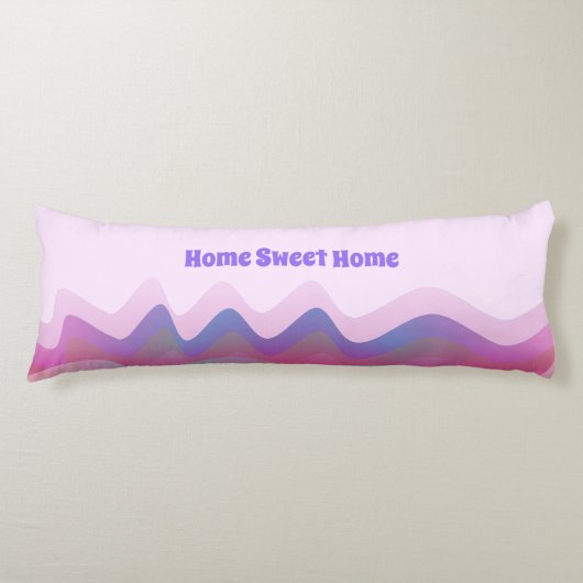 ピンクウェーブ体クッション ボディピロー (正面)