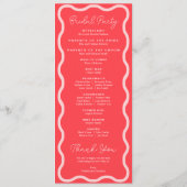 ピンクウェー結婚ブレトロ プログラム (裏面)