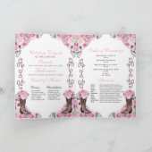 ピンクウエスタンチャロキンセニェラプログラム 招待状 (内部)