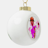 ピンクウォリアーオーナメント セラミックボールオーナメント (左)
