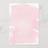 ピンクウォーターのカラー金ゴールドメニュー メニュー (裏面)