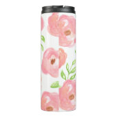 ピンクウォーターのカラー開花 タンブラー (裏面)