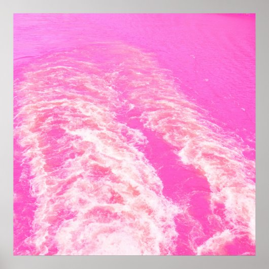 ピンクウォーターアート ポスター (正面)