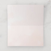 ピンクウォーターカラーさくらんぼブロッサム春の結婚式 プレイスカード (内部開封)