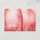 ピンクウォーターカラーカボチャベビー エンクロージャーカード (裏面)