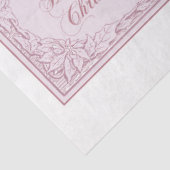 ピンクウォーターカラークリスマスシリーズデザイン10 薄葉紙 (詳細)