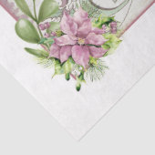 ピンクウォーターカラークリスマスシリーズデザイン13 薄葉紙 (詳細)