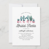 ピンクウォーターカラーサボスブライダルフィエスタ 招待状 (正面)