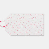 ピンクウォーターカラーサンキューラベル |メッセージカード ギフトタグ (裏面横)