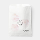 ピンクウォーターカラーサークルSNSブティック フェイバーバッグ (正面)