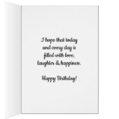 ピンクウォーターカラーハート19誕生日 (内側 (右))