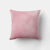 ピンクウォーターカラーバラ開花枕 クッション (裏面)