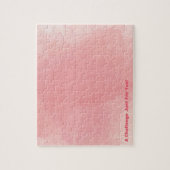 ピンクウォーターカラーフラストレーションパズル ジグソーパズル (縦)